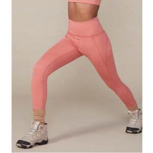 Girlfriend Collective Pink High Rise Leggings
